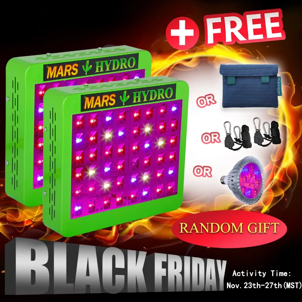 

2pcs Full Spectrum IR LED Grow Lights Reflector 300W growth/bloom Switches Design indoor Hydroponics plants Grow