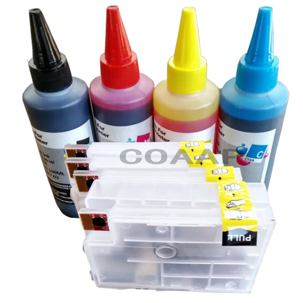 4x Refillable ink Cartridge for Compatible hp 950xl 951xl Officejet Pro 8100/8600/8610/8620/8630/8640/8660/8615/8625/251DW/276DW 4x Refillable ink Cartridge for Compatible hp 950xl 951xl Officejet Pro 8100/8600/8610/8620/8630/8640/8660/8615/8625/251DW/276DW