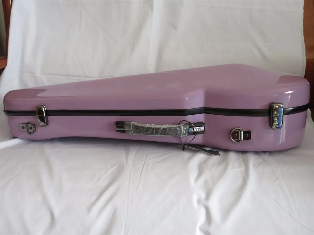 

Best lavender fiberglass adjustable 15-17" viola case,fine workmanship