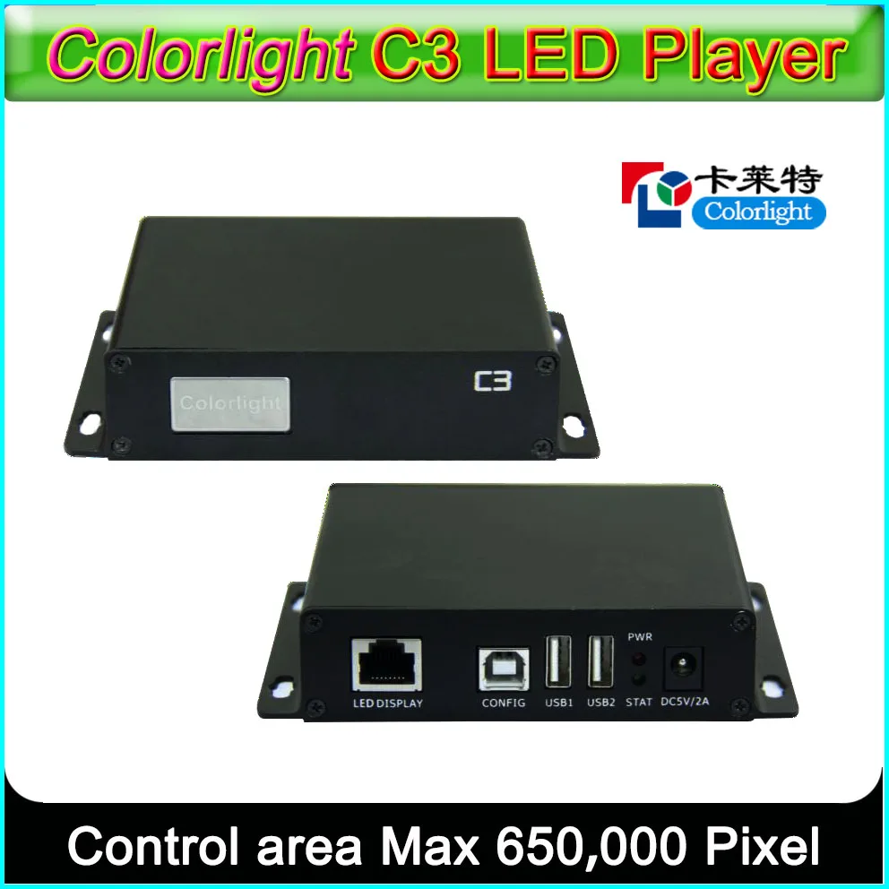 

Colorlight C3 LED Player Asynchronous LED sender box Supported all Colorlight LED receiving card T7 iT7