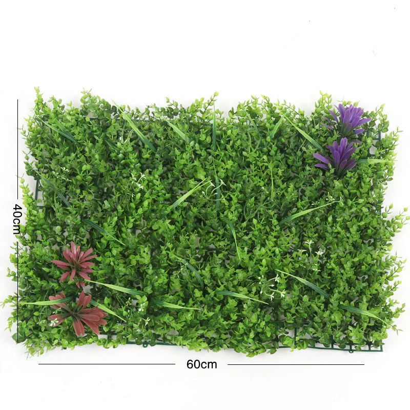 40*60 см искусственные растения зеленая трава стена эвкалипт с листом свадьба DIY отель магазин окно сад фон Декор Зеленая стена - Цвет: 21