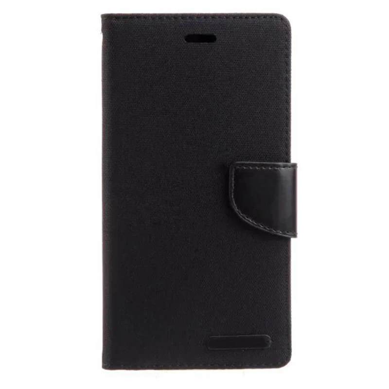 Кошелек кожаный флип-чехол для телефона для IPhone 7, 8 PLUS, 6, 6S Plus, 5, 5S чехол держатель для карт, подставка, противоударный, полное покрытие экрана - Цвет: Black