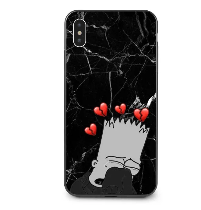 Xxxtentacion Lil Peep cry Baby rose bad vibes forever TPU чехлы для телефонов для iPhone X 5 5S SE 6 6s Plus 7 8 Plus XS XR XS MAX - Цвет: TPU