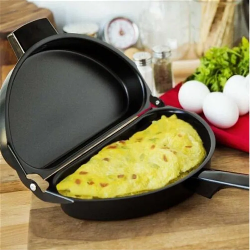 2017 Hot Selling Nonstick Omelet Pan Poacher Cookware Stove-top Family Kitchen Tool Use Egg Frying Pancake