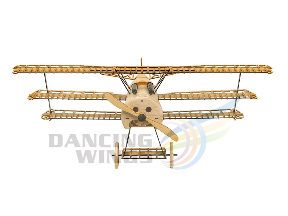 Balsa Wood Fokker DRI модель самолета комплект для строительства деревянных ремесел 3D