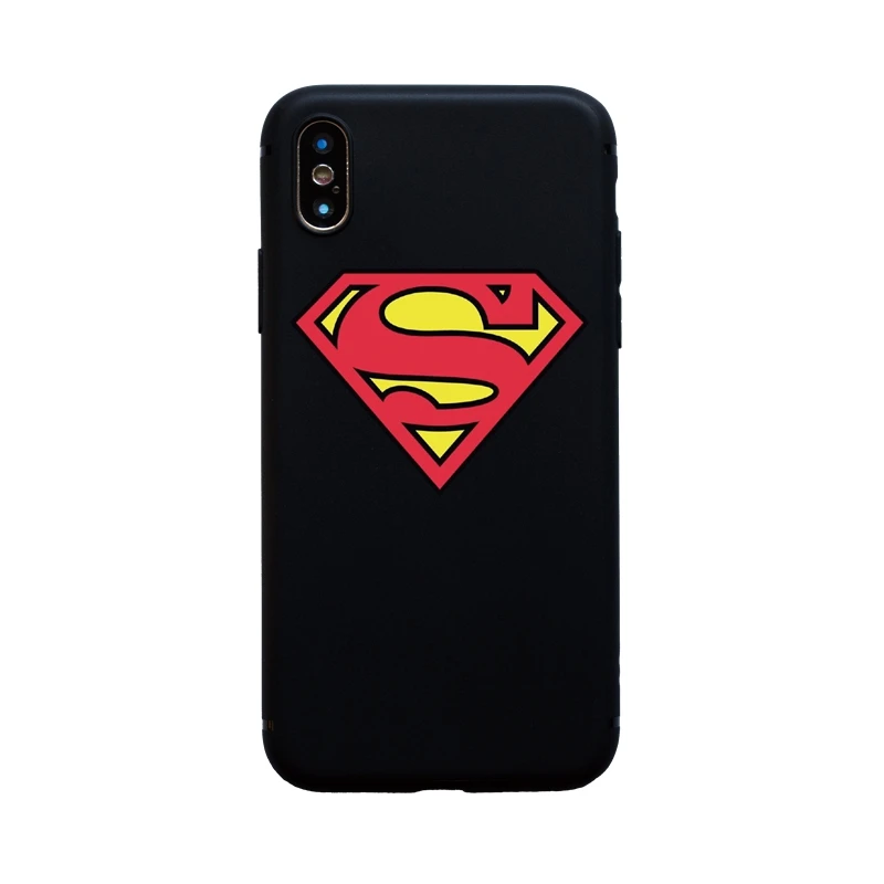 Мягкий силиконовый чехол для iphone 11 pro Max 6 6 S 7 8 Plus X XS Max XR 5 5S SE, чехол - Цвет: Soft Superman Sign