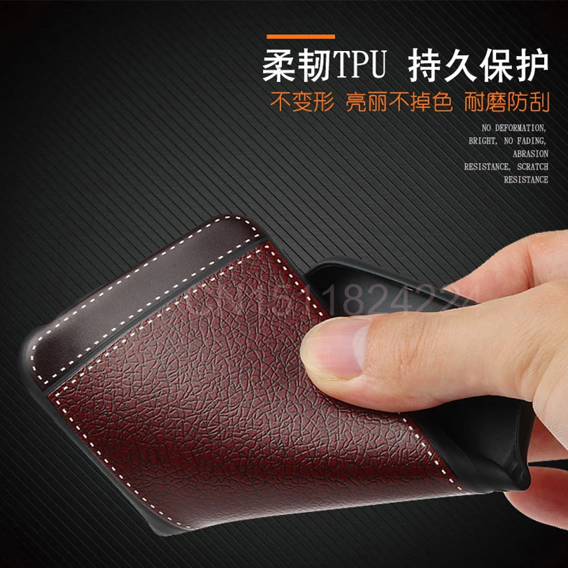 Silicone Case For Vivo Y81 Cover Luxury Leather Texture Soft TPU Cover CaseS For Vivo Y81 Y 81 Y81S Protective Case (3)