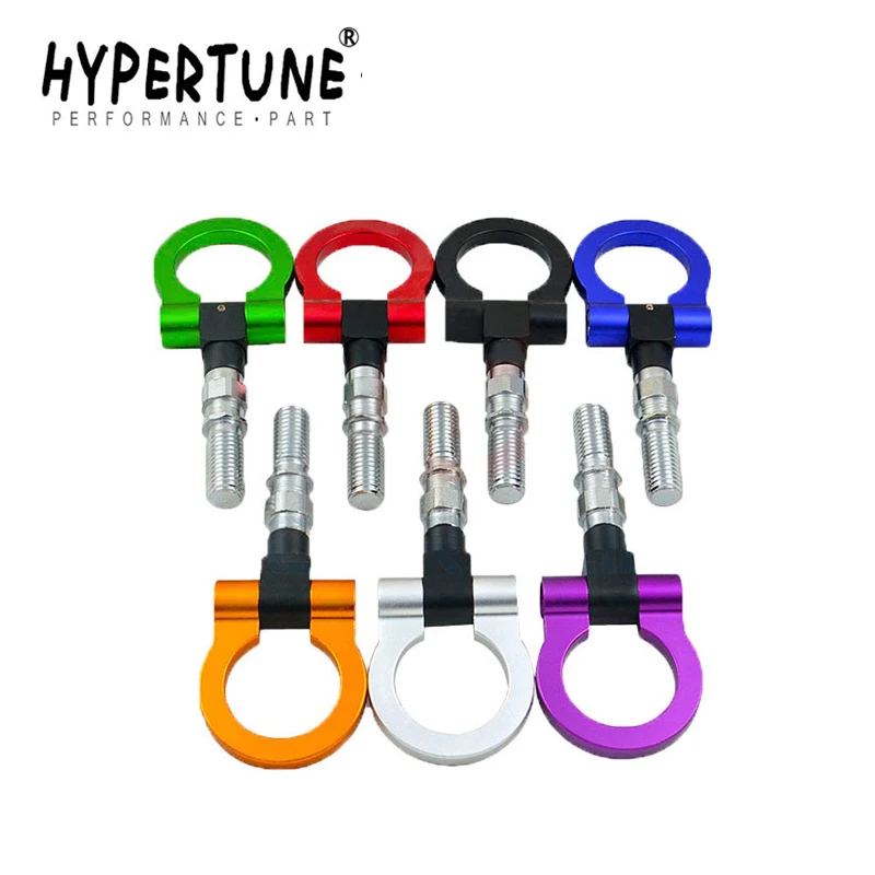 

Hypertune - Billet Aluminum Front Rear Japanese Car Auto Trailer Tow Hook Kit For Honda Toyota HT-THBJ51