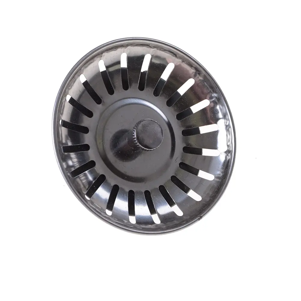 

High Quality 1pc Stainless Steel Kitchen Sink Strainer Stopper Waste Plug Sink Filter Bathroom Basin Sink Drain
