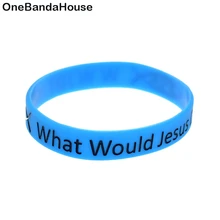 OBH 2 шт Иисус что бы Иисус сделал WWJD силиконовый резиновый браслет