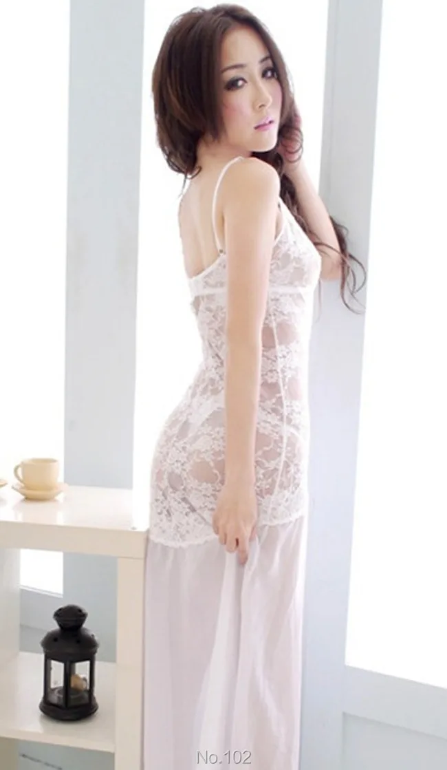 Новые Сексуальные женские пеньюар, нижнее белье Robe Sleepwear Nightgown G-string Красный Белый 2 цвета Размер M, L, XL