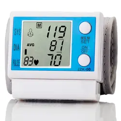 ЖК-дисплей цифровой автоматический кровяного Давление монитор Heart Beat измеритель пульса