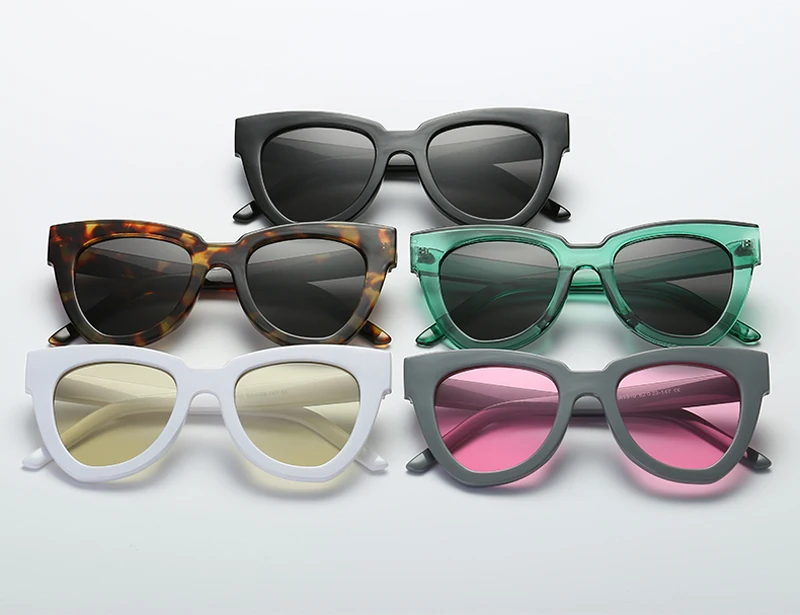 Женские солнцезащитные очки кошачий глаз брендовые дизайнерские ретро очки женские модные кошачьи глаза Винтажные Солнцезащитные очки женские UV400 очки