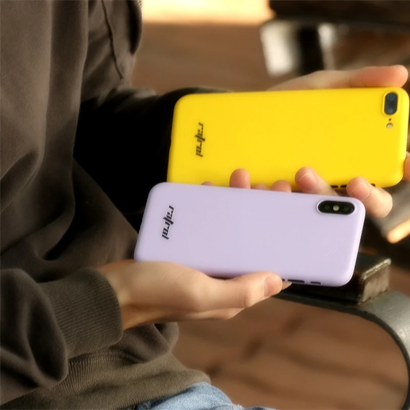 

New Case For iPhone X 5.8 inch thin PP solid color mobile phone shell 7 8plus 6 6s plus all-inclusive matte protective sleeve