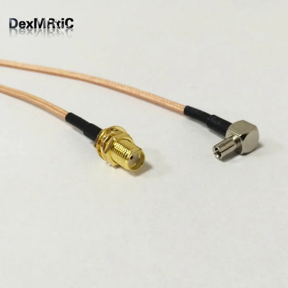 1 шт. Pigtail SMA типа Мама к TS9 Штекерный разъем для RG316 коаксиальный кабель адаптер 15