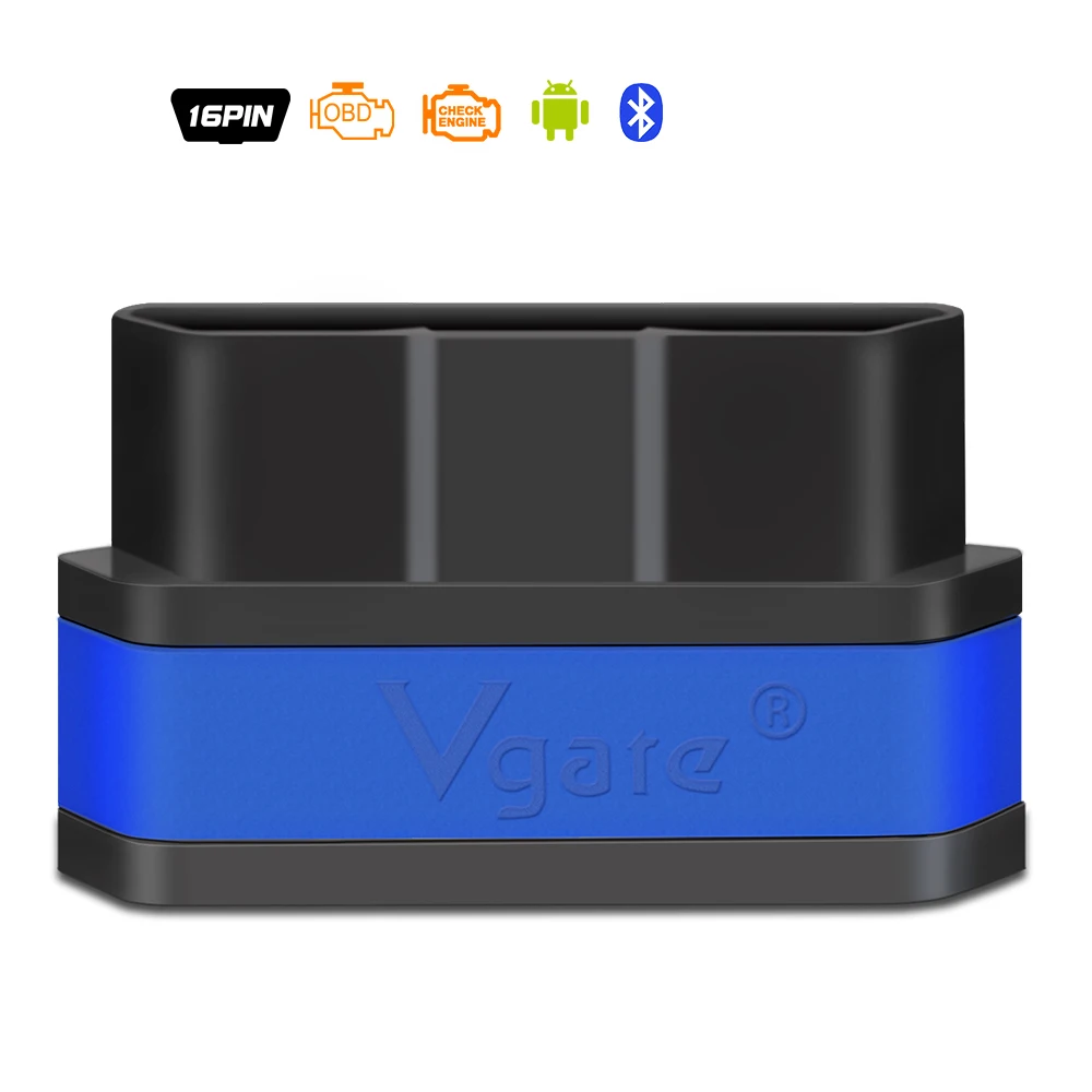 Vgate iCar2 ELM327 Wi-Fi OBD2 диагностический инструмент для IOS/Android/PC icar 2 Bluetooth Wifi ELM 327 OBDII считыватель кода сканер - Цвет: ICAR 2 Bluetooth