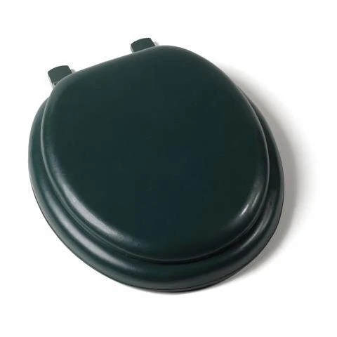 Jones Stephen C1B5R2-60 Deluxe Soft Round Toilet Seat with a Closed Front and Wood Cores- Forest Green