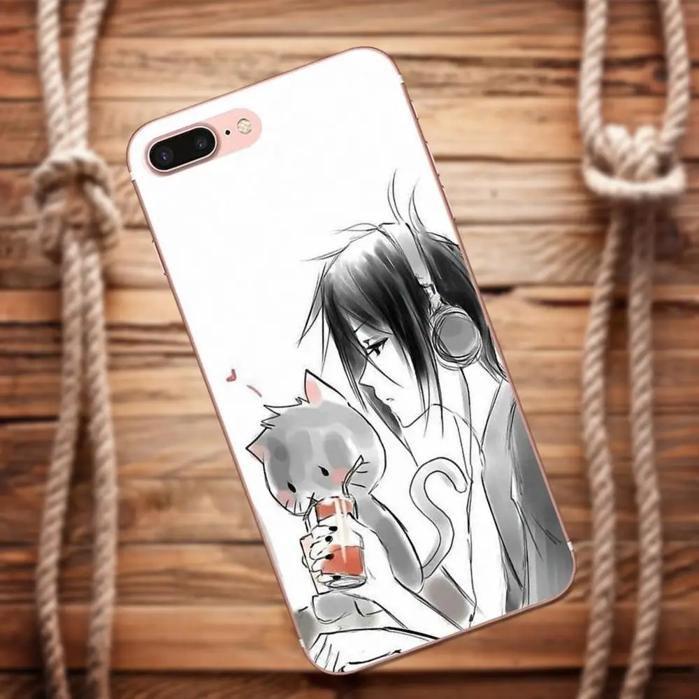 Vvcqod Аниме Манга черный дворецкий для Apple iPhone 4 4S 5 5C 5S SE 6 6S 7 8 Plus X Moto G G2 G3 TPU чехол