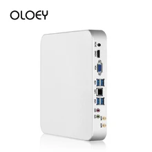 OLOEY Мини ПК Intel Core i7-4500U Windows 10 8GB ram 480GB SSD 300Mbps WiFi Gigabit Ethernet 4K UHD HDMI VGA 6* USB