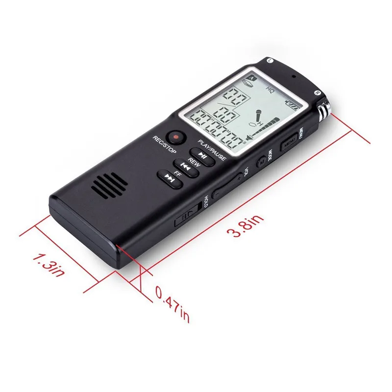 8GB/16GB Professional Digital Audio Voice Recorder