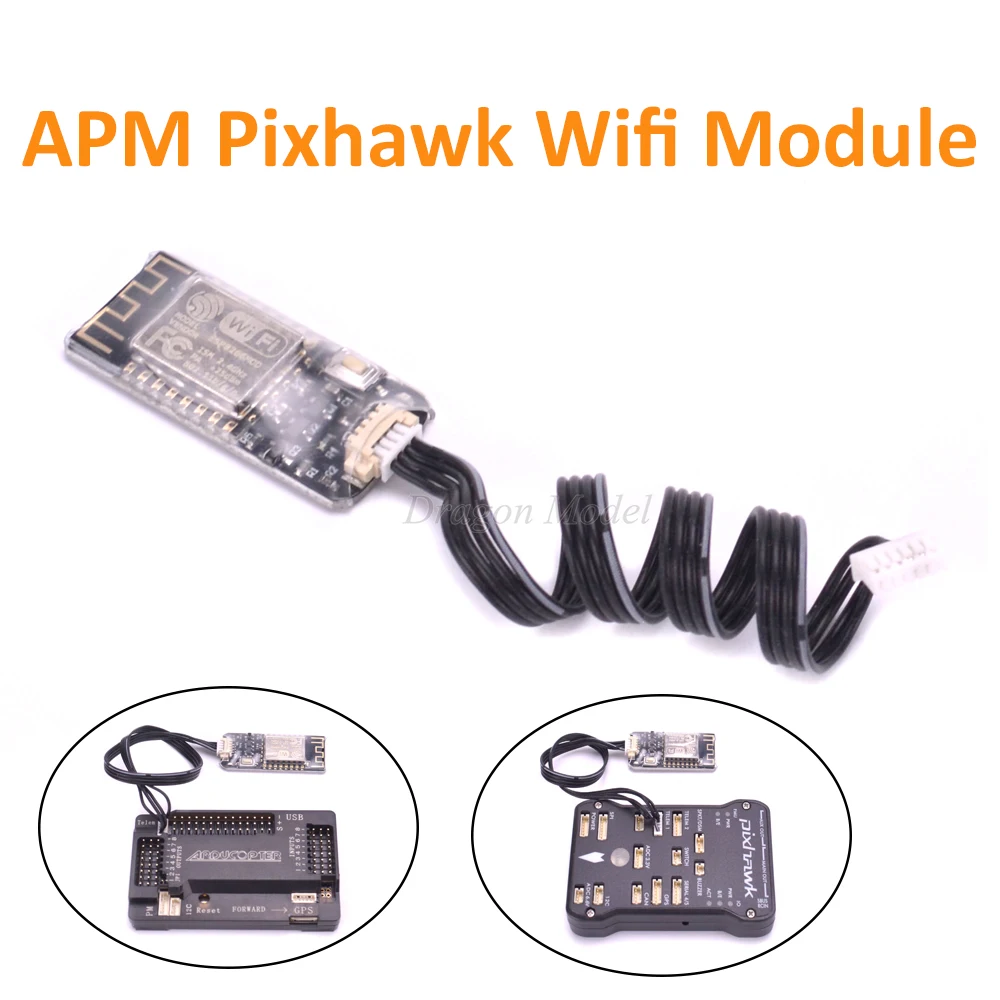 

APM Pixhawk Wireless Wifi To Uart Telemetry Module With cable For APM Pixhawk Flight Controller For RC Multicopter Parts