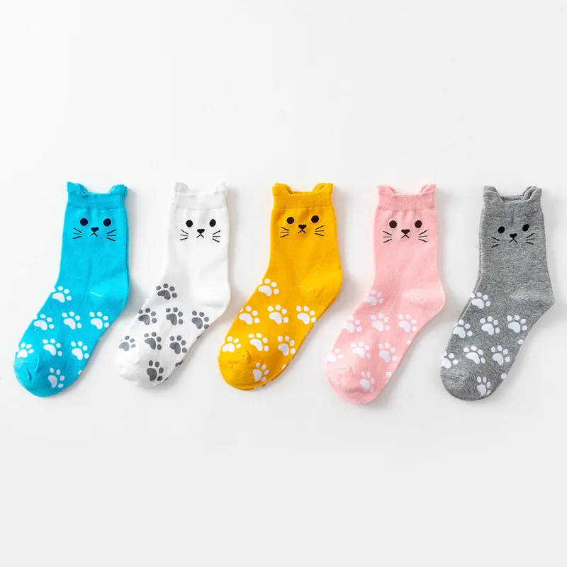 Epous носки женские Харадзюку кавайные розовые корейские уличные забавные
