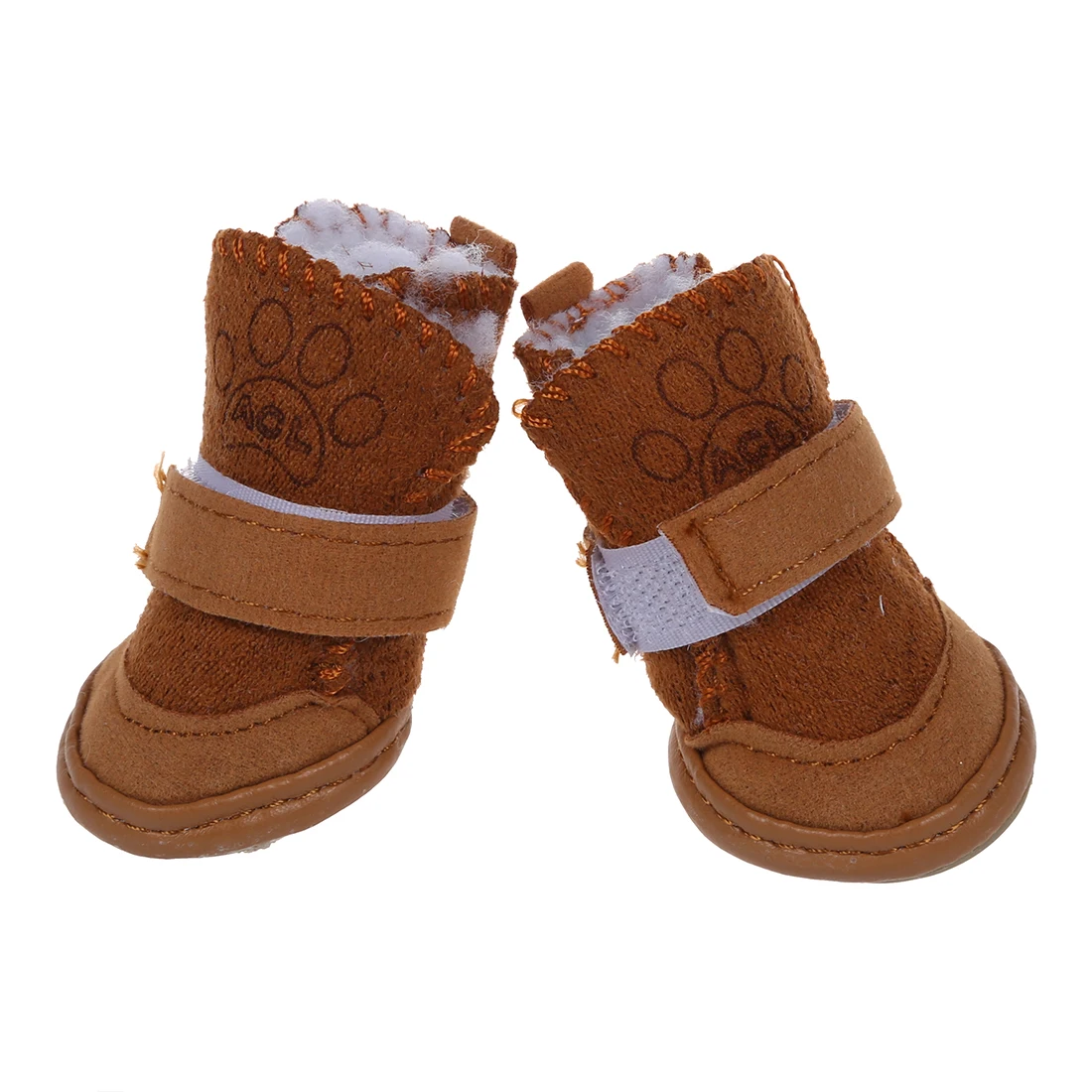 Животные Снег обувь, теплые сапоги защитный; набор из 4 цвета хаки Размеры-1 шт