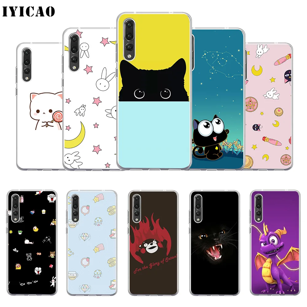 IYICAO Мягкий силиконовый чехол для телефона Huawei P30 P20 Pro P10 P9 P8 Lite P Smart TPU | Мобильные