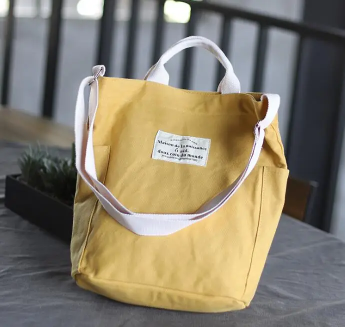 Versión coreana de la bolsa lona simple pequeña y fresca wild Sen literaria bolsos de un hombro AliExpress Maletas y bolsas