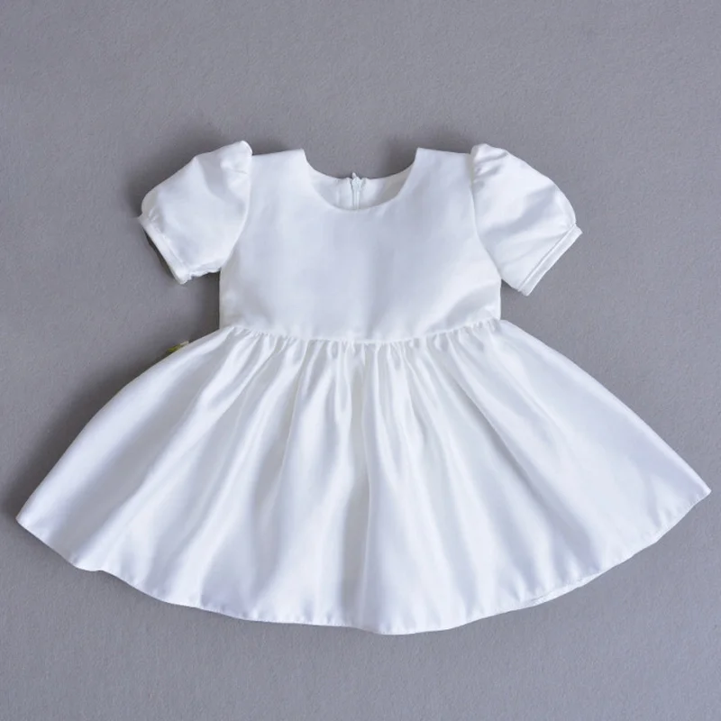 3 шт. платье на крещение для маленьких девочек для свадьбы малыша милые белые длинное платье для новорожденных Детское платье для дня рождения для девочек младенческой Костюмы