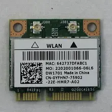 Беспроводная карта адаптера для Broadcom BCM94313HMGB BCM2070 BCM4313 DW1701 YFHN7 Half Mini PCI Express BT беспроводной Bluetooth