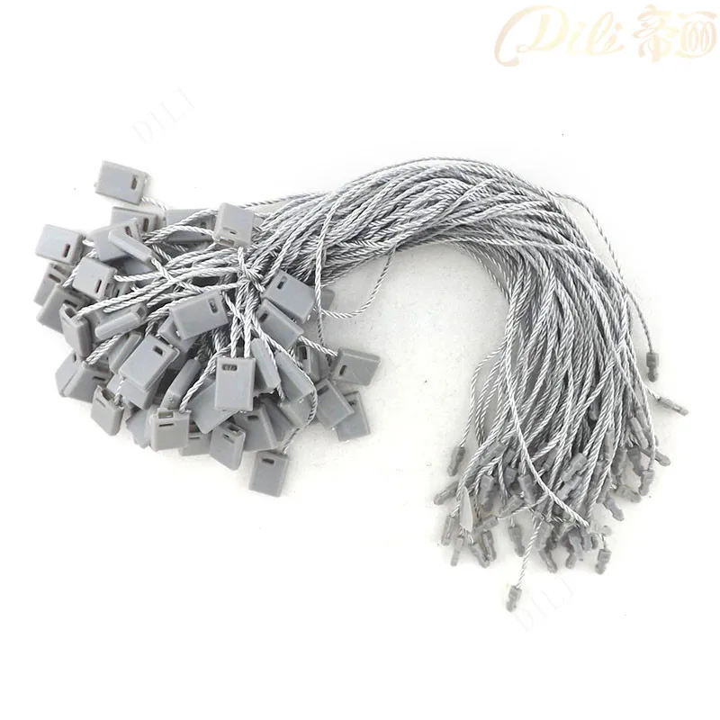 1000 pieces 7'' hang tag string 18cm length garment tag cords paper seal string black white grey red blue