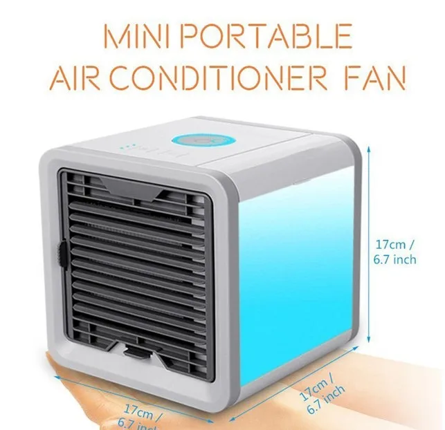 

USB Mini Portable Air Conditioner fan Humidifier Purifier Desktop Air Cooling Fan water Cool Fan energy save fan for Office Home