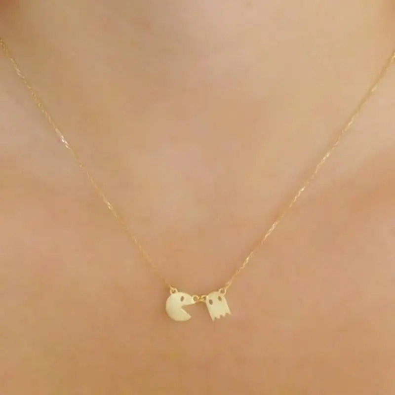 Оптовая продажа Лето 2015 хит продаж Маленькая симпатичная подвеска с героями Pacman