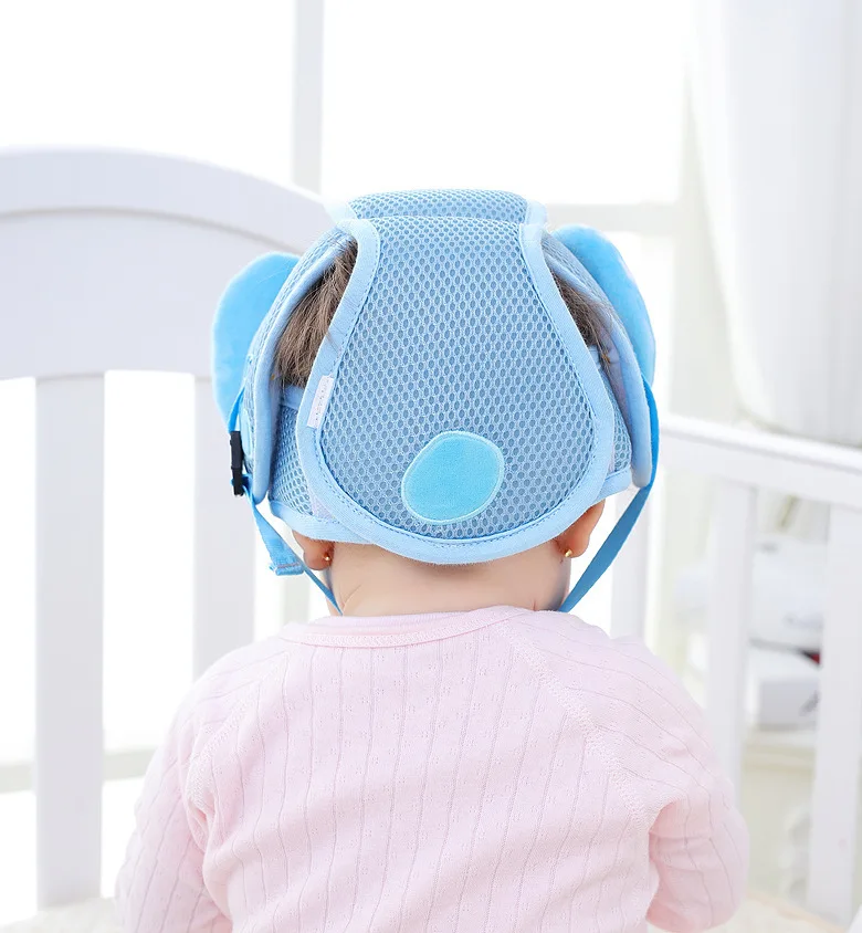 Детский обучающий ходьбе анти-круглая крышка дышащая детская защита головы шапка для младенца мультфильм бампер безопасности