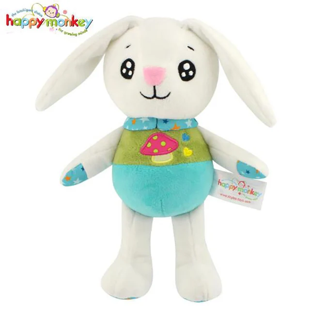 Infant Soft Appease Rabbit Playmate Calm Doll Baby Toys constant pressure keep ears open or closed Rabbit Plush Toy Stuffed Doll