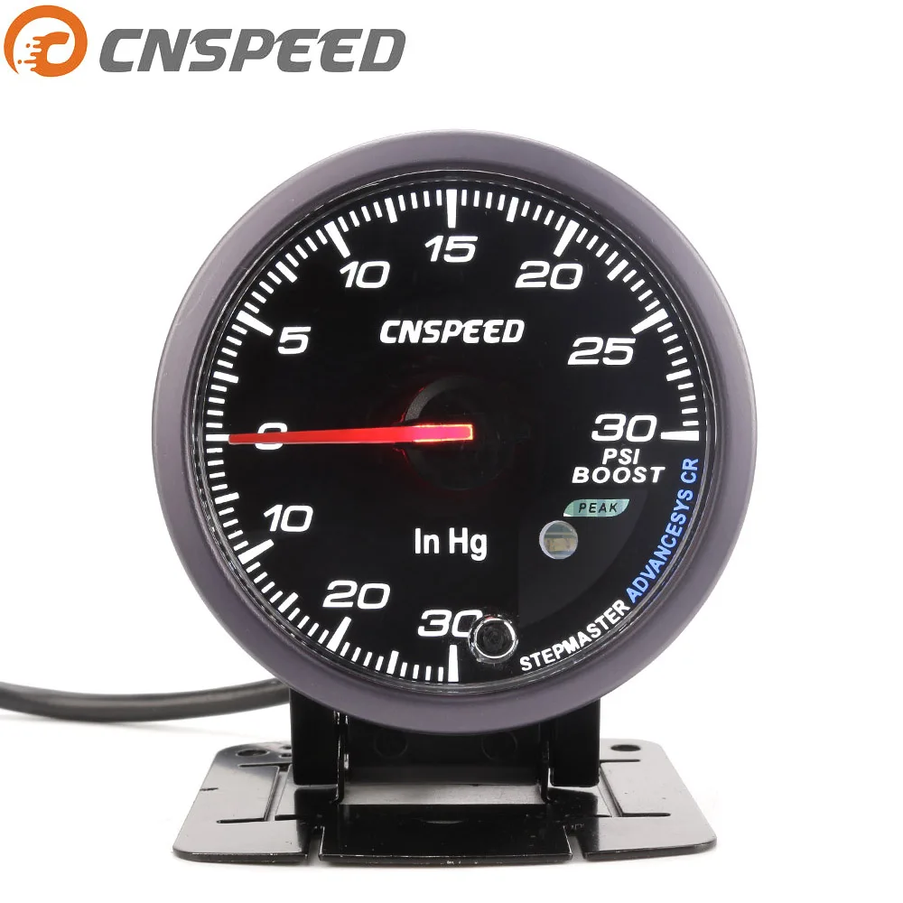 Автомобильный Турбокомпрессор CNSPEED измеритель давления в черном корпусе цвет