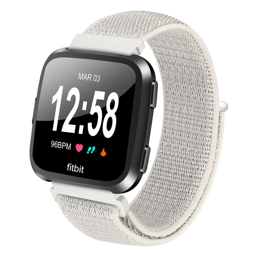 Сменный нейлоновый ремешок для наручных часов Fitbit Versa прочный тканый FITBIT умные