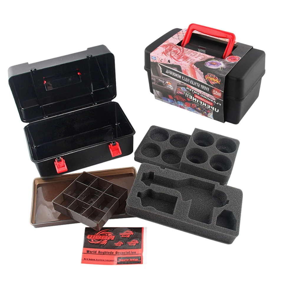 Caixa de Ferramentas Conjunto de Brinquedos de Arena Lançador de Bayblade Beyblade Estourar Venda Lâmina Bey Lâmina B 129 B 127 Bable Dreno Fafnir Phoenix Blayblade 3 Cheap Peões