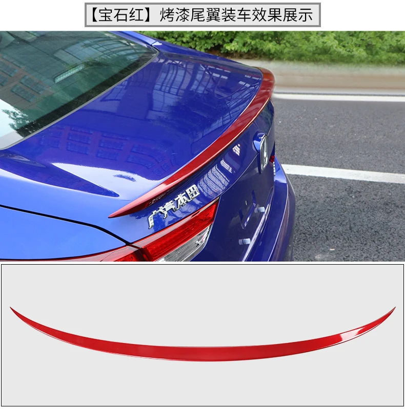 Заводская роспись спойлер крыло ABS пластик для Honda Accord 10th