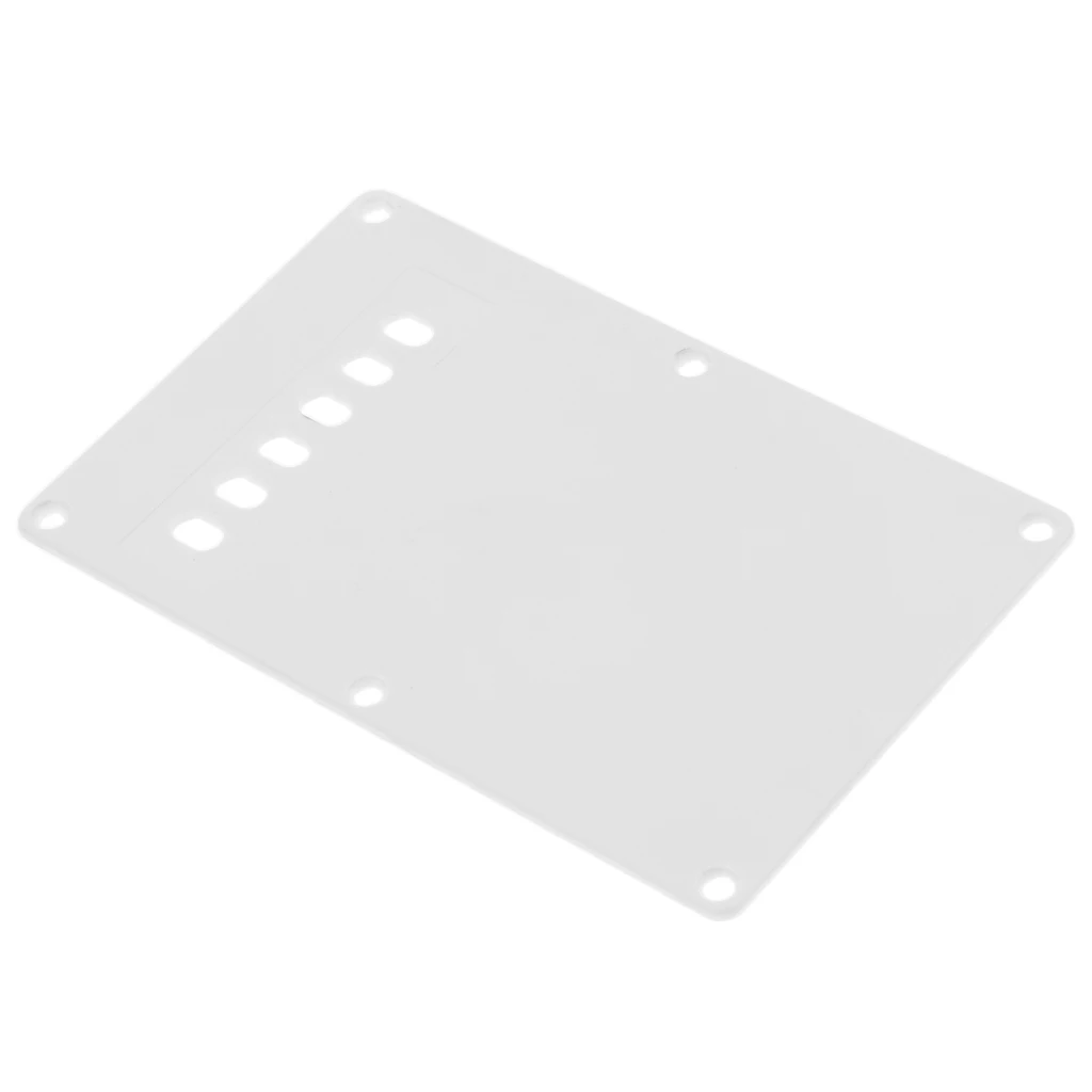 6 Hole Electric Guitar Tremolo Cavity Cover Backplate for Fender Stratocaster Strat Standard Guitar Replacement Accessories