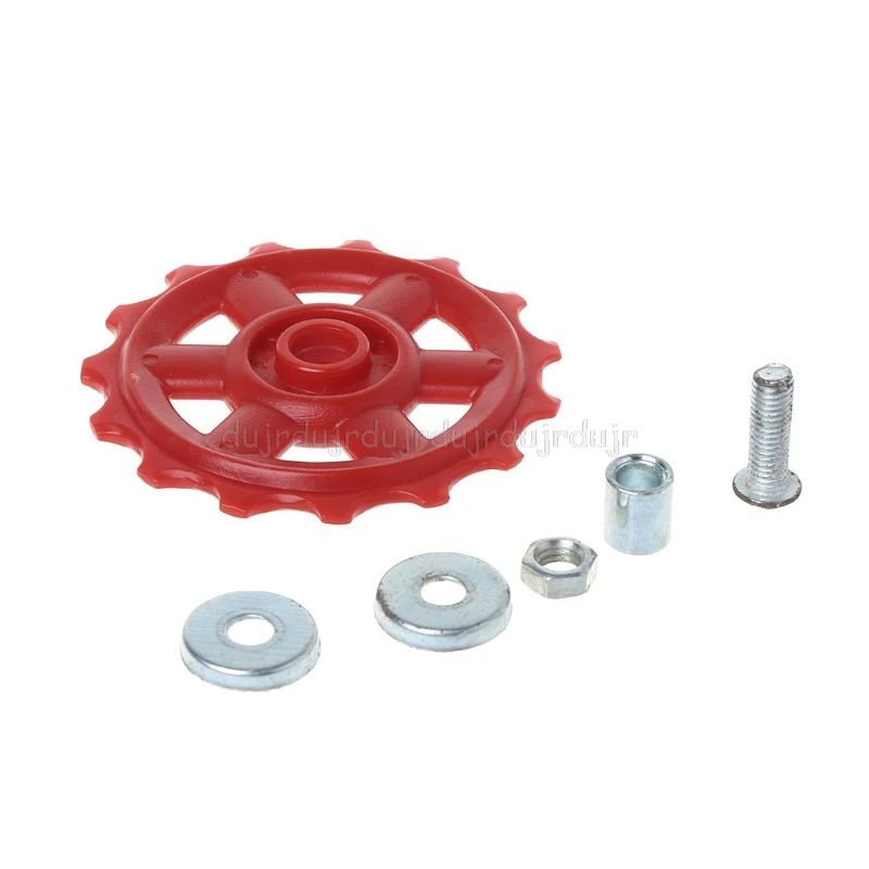 

Bicycle Rear Derailleur Wheel Plastic 15T MTB Mountain Bike Parts Cycling Guide Roller Bearing Pulley Riding Accessories N21