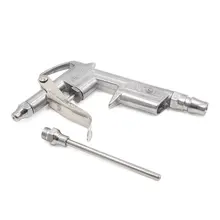 Uxcell 1 упаковка автомобильный серебристый металлический Компрессор Воздушный пневматический пистолет чистый удобный инструмент