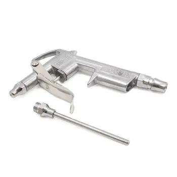 

uxcell 1 Pack Car Silver Tone Metal Compressor Air Dust Gun Clean Handy Tool