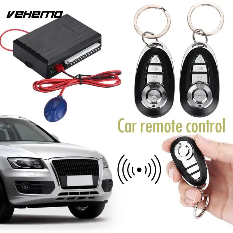 

VEHEMO Remote Control Keyless Entry System Central Lock Safety Smart Automatic Accessories Car Finder Door Lock Unlock Locking