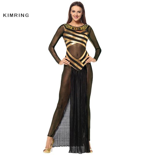kimring egyptian queen halloween costume egypt carnival cosplay fancy dress adult women cleopatra costume dress