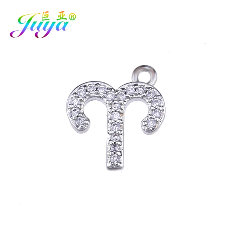 Juya DIY Золотой/Серебряный цвет 12 зодиаков созвездий кулон аксессуары Подвески для