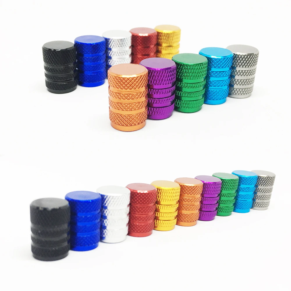 VORCOOL 4 Tappi Per Valvole Pneumatici A Forma Di Teschio - Coperture Antipolvere In Metallo - Per Auto, Moto, Bici, Camion - Accessori Personalizzati Argento