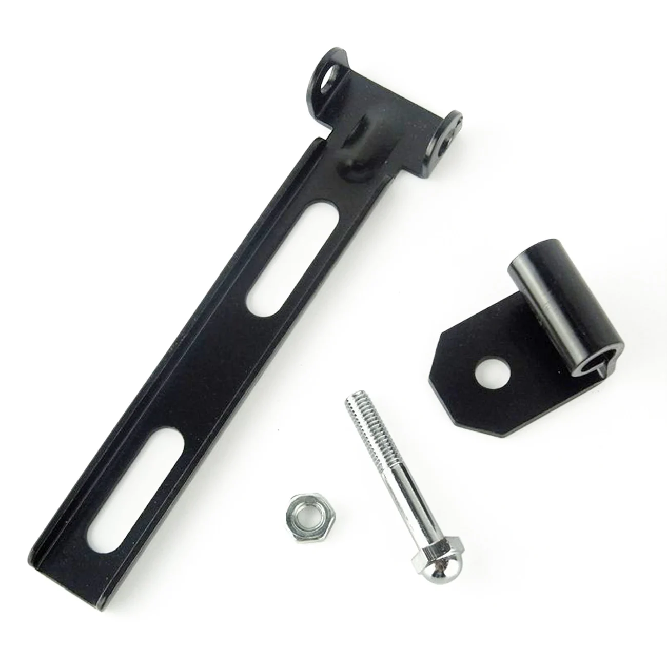 Black Motorcycle Solo Seat Bracket Mounting Kit Hardware For Harley
