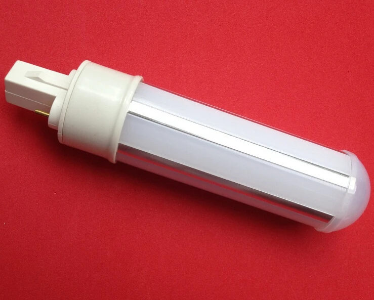 

50pcs/lot G24 8W led PL light E26/E27/G24/E14 led corn bulb with 360 degree beam angle AC85-265V